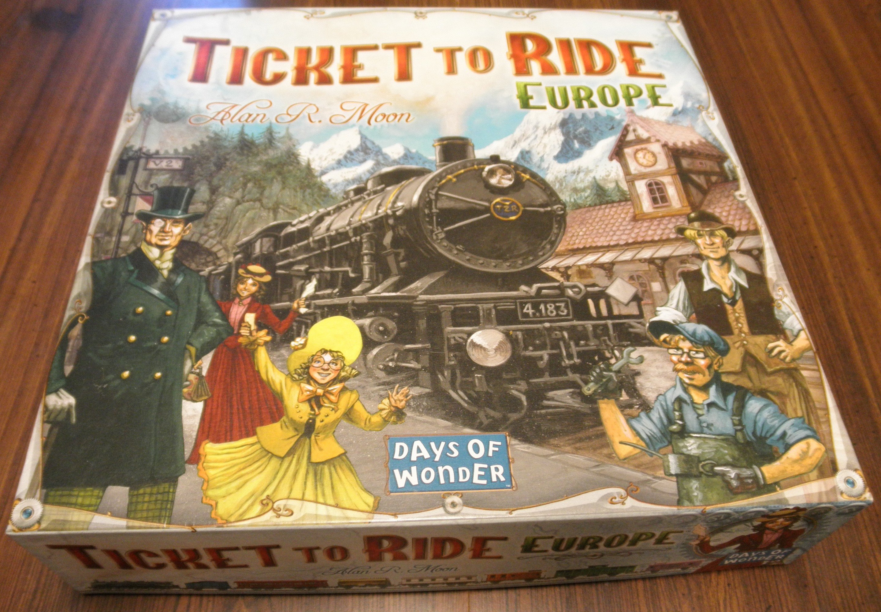 Ticket To Ride Board Game From Days Of Wonder Alan Moon Featured on TableTop 