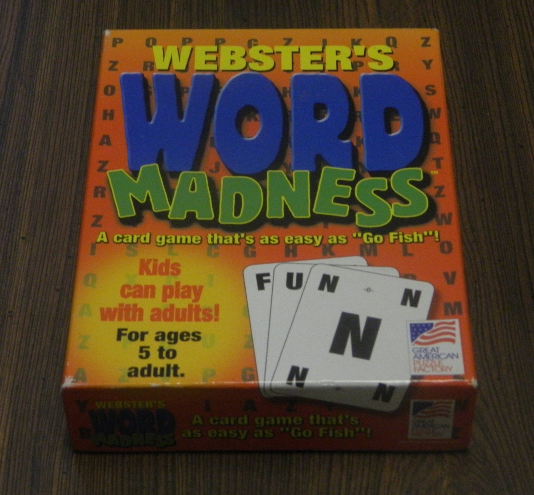 Word Madness Box