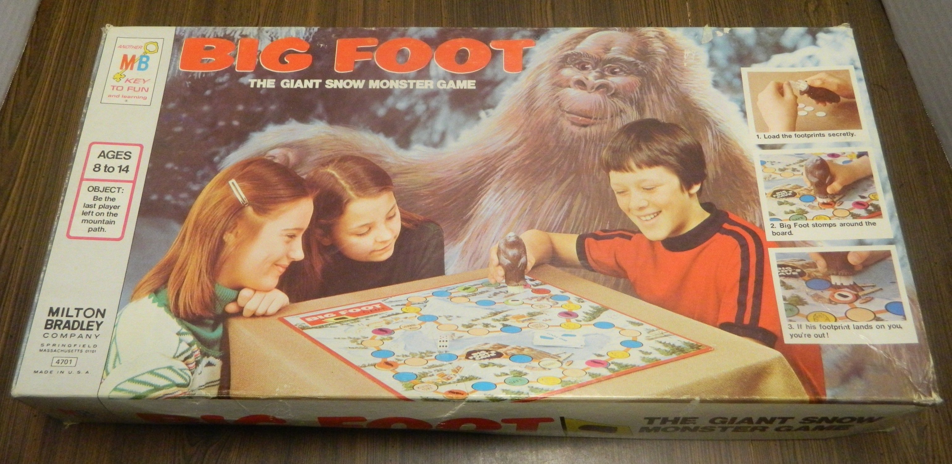 Big Foot Board Game Box