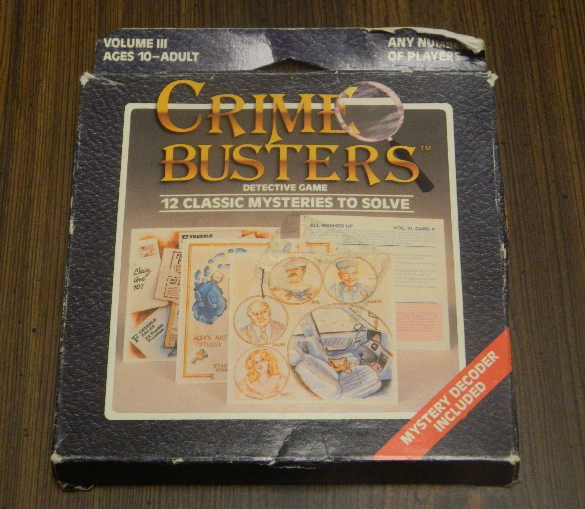 Crime Busters Card Game Box