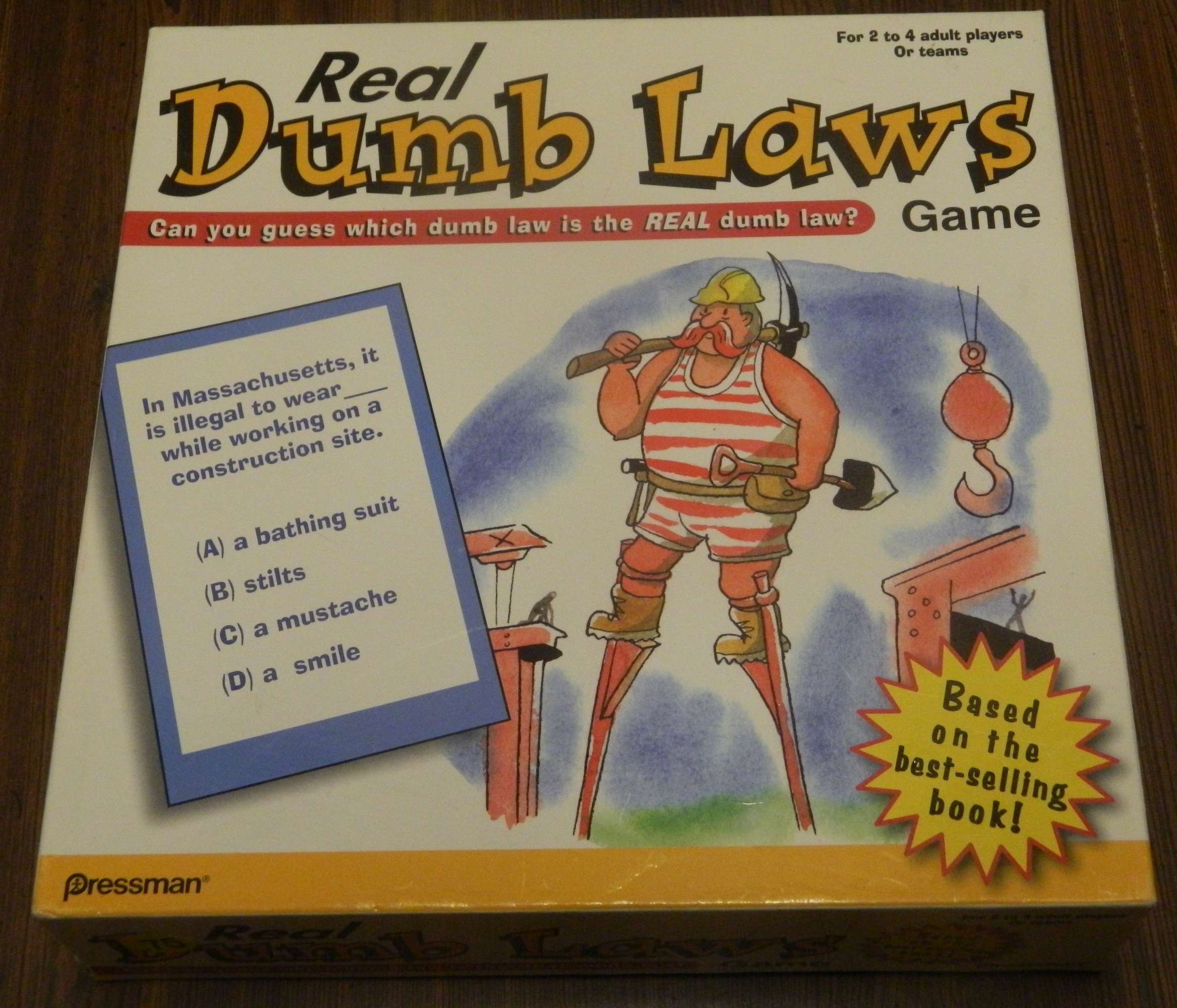 Real Dumb Laws Trivia Game Box
