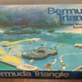 A picture of the box for the game Bermuda Triangle