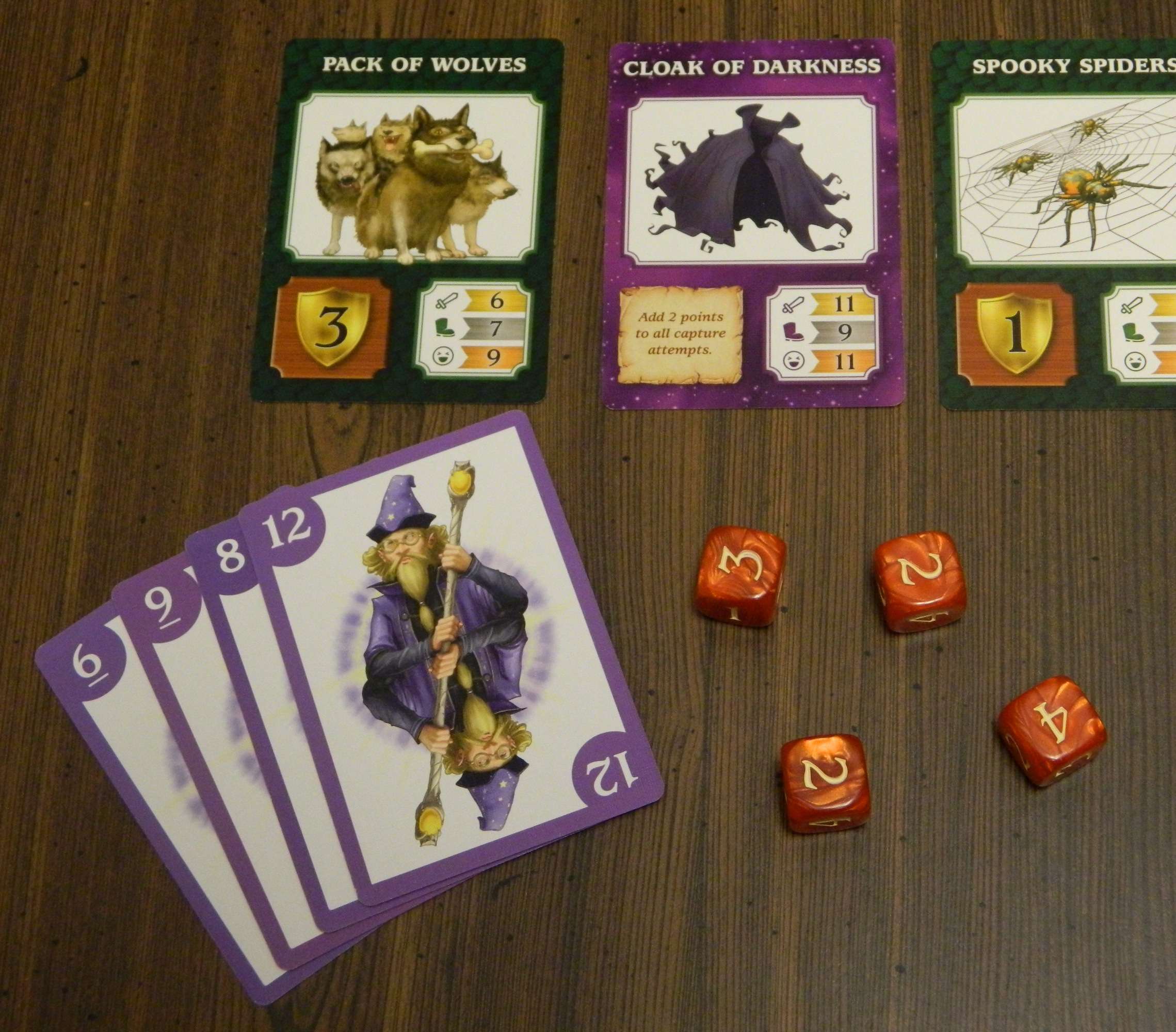 dragonwood a game of dice & daring board game