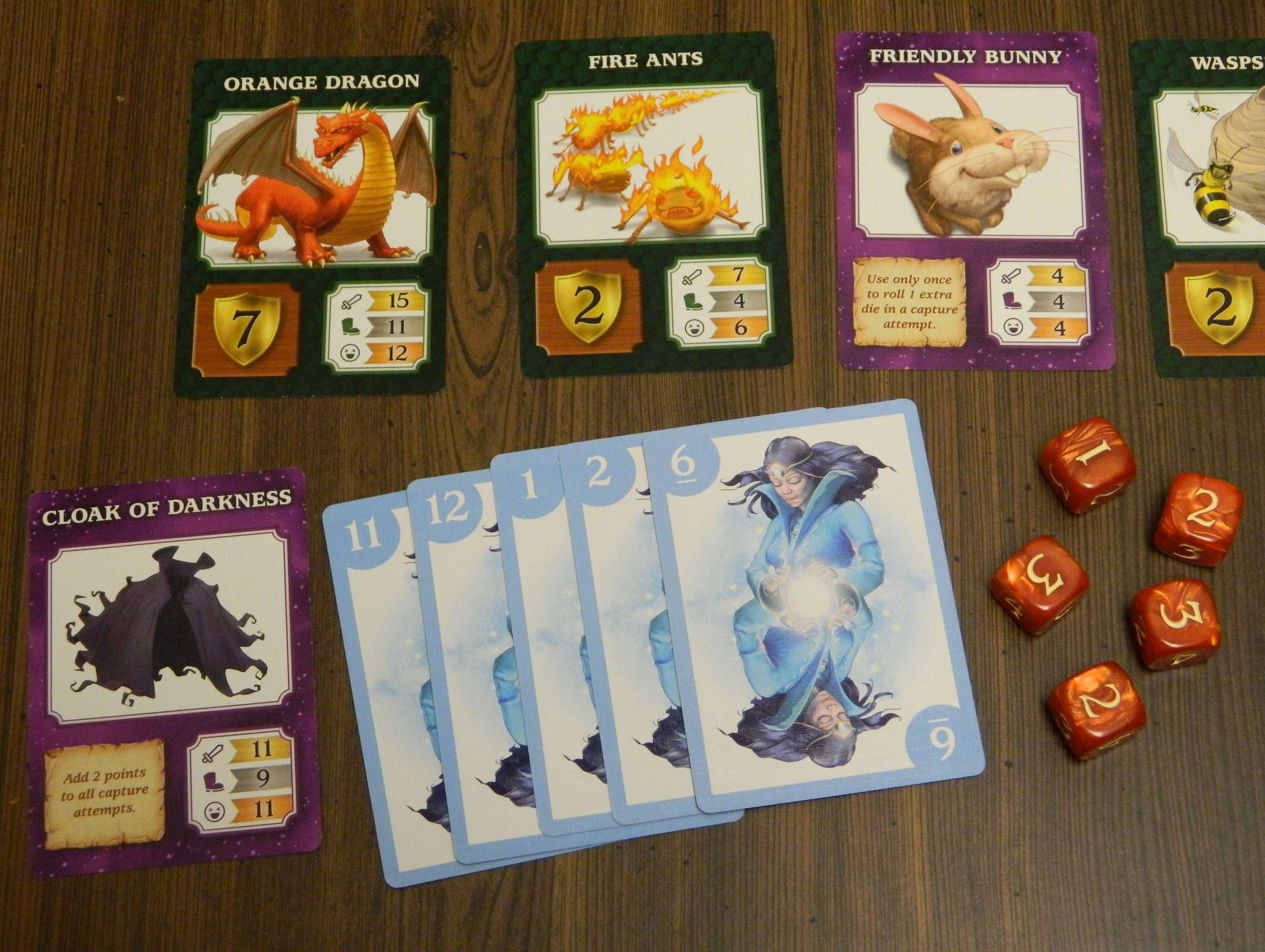 dragonwood a game of dice & daring board game