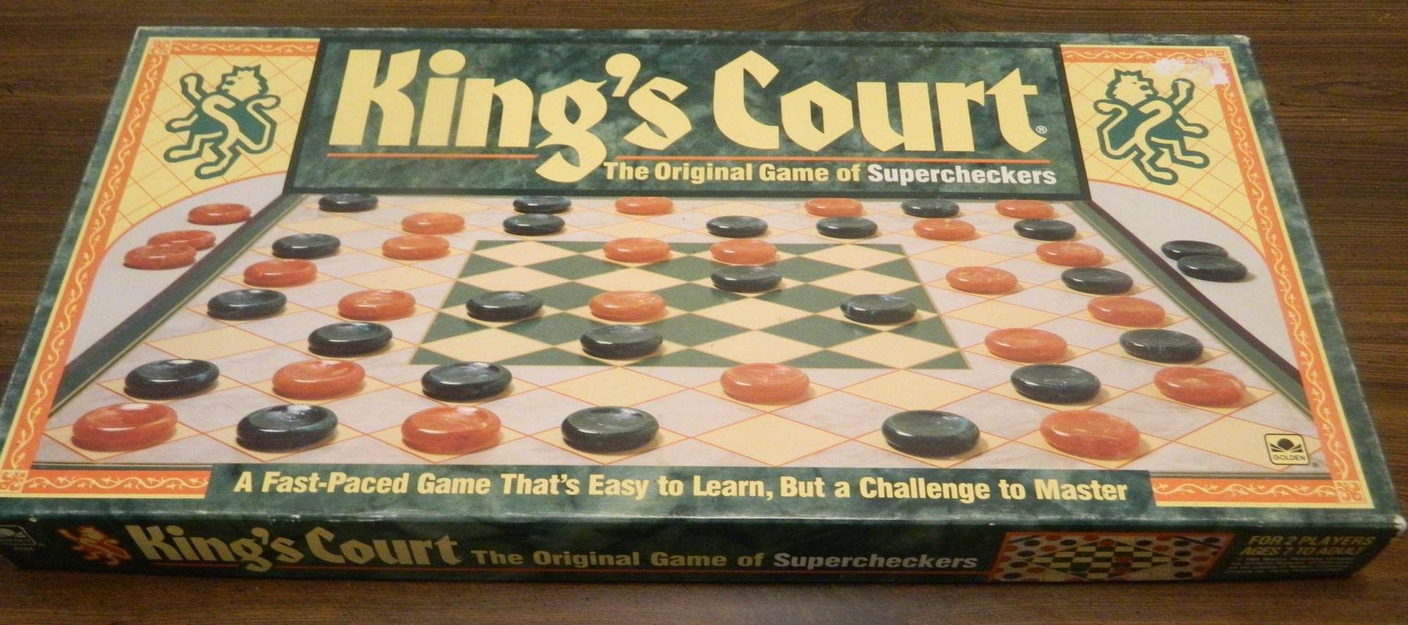Vintage King's Court Supercheckers Replacement Checker Pieces 4 