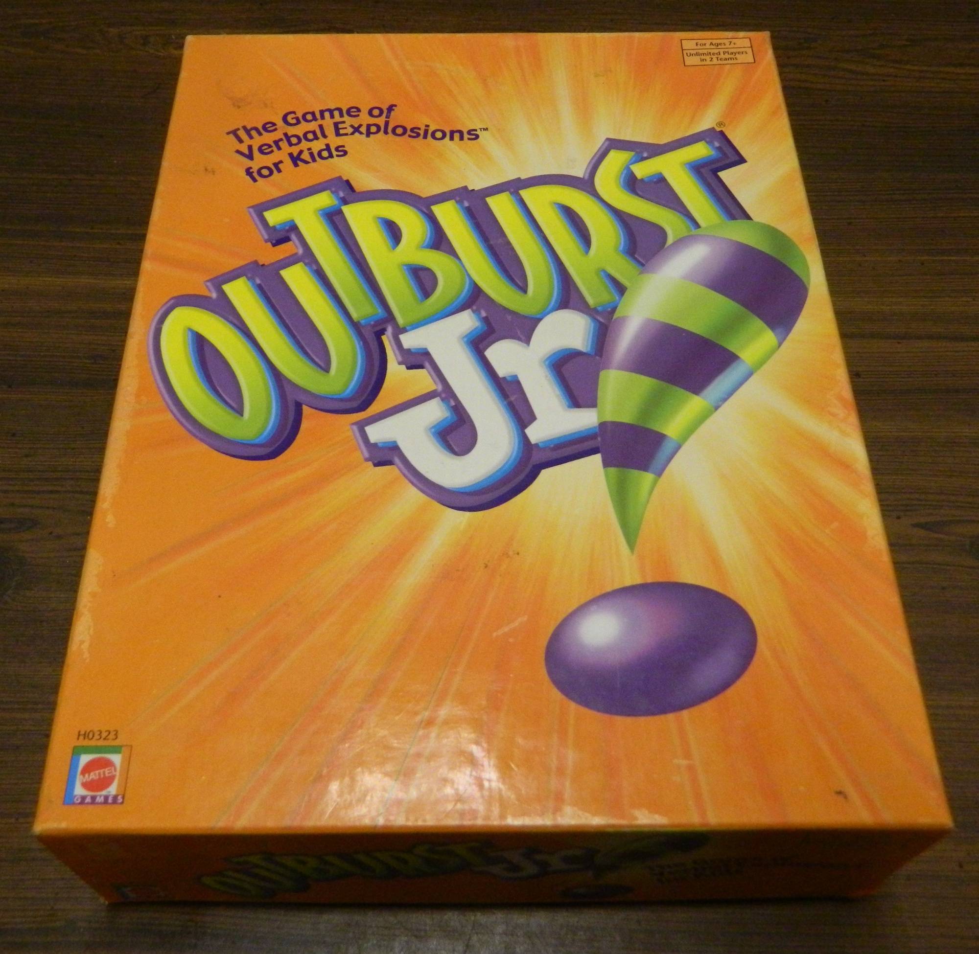 . CHOOSE OUTBURST 1993 GAME PARTS 