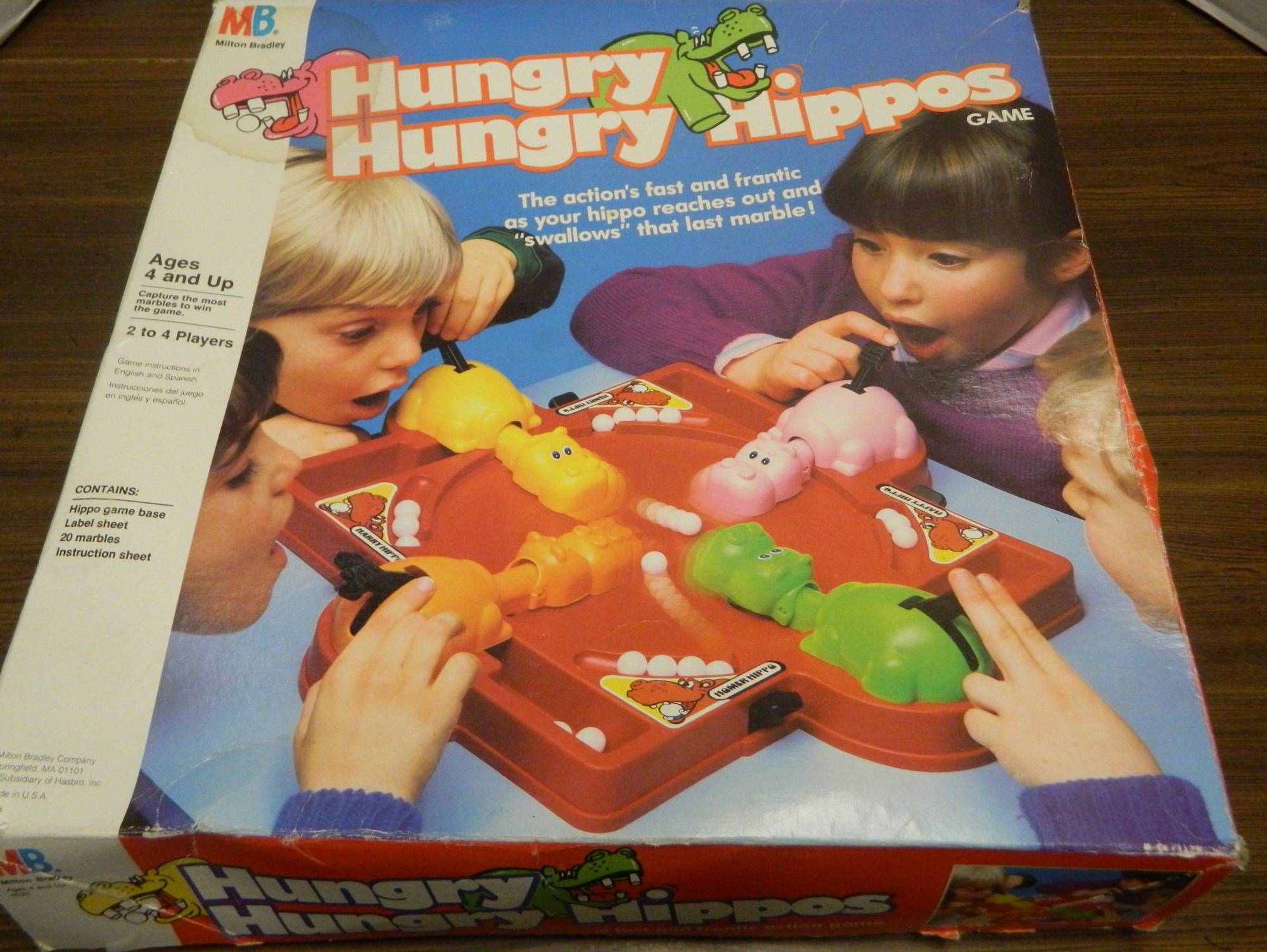 Box for Hungry Hungry Hippos