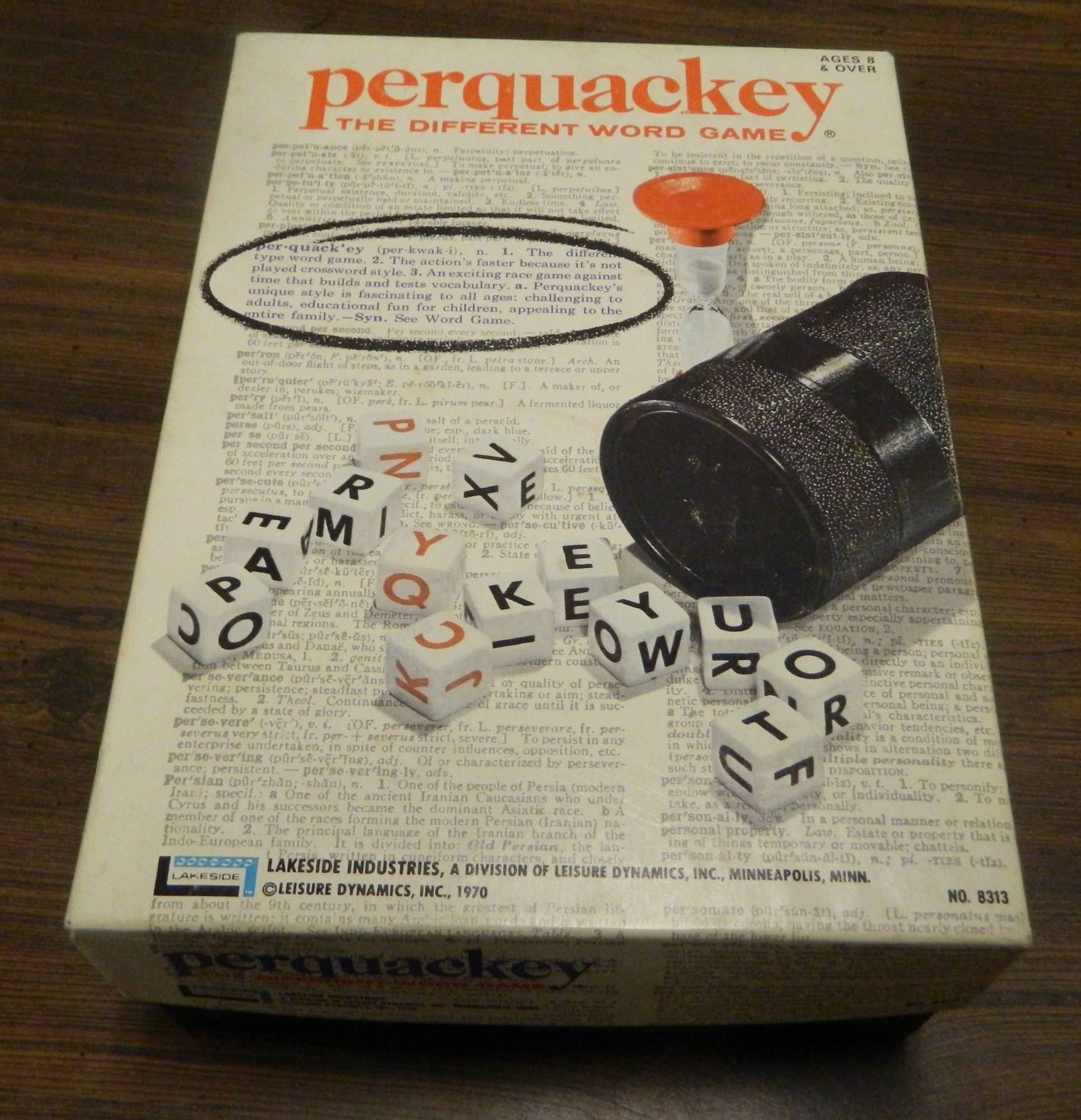 Box for Perquackey
