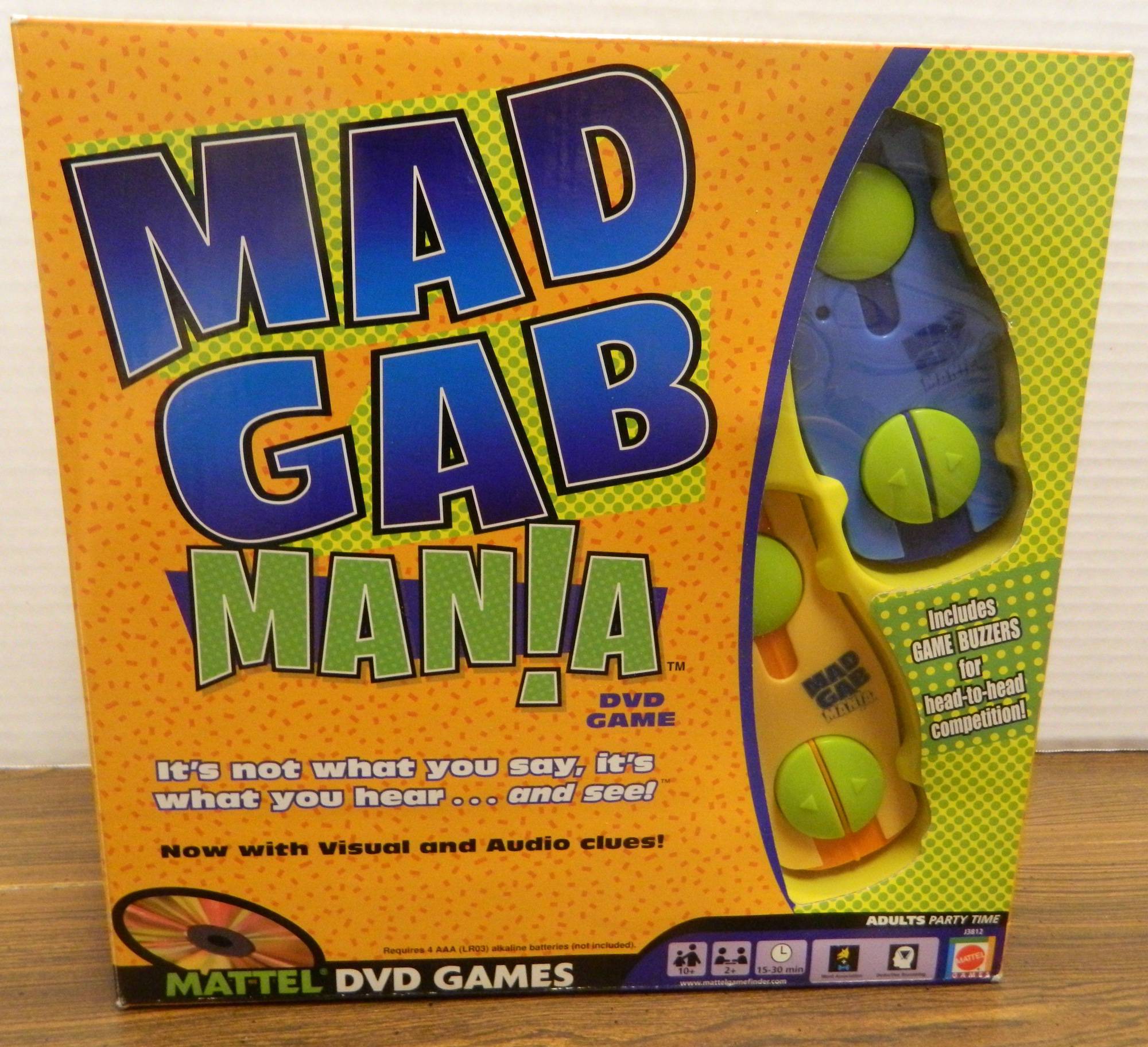 Box for Mad Gab Mania