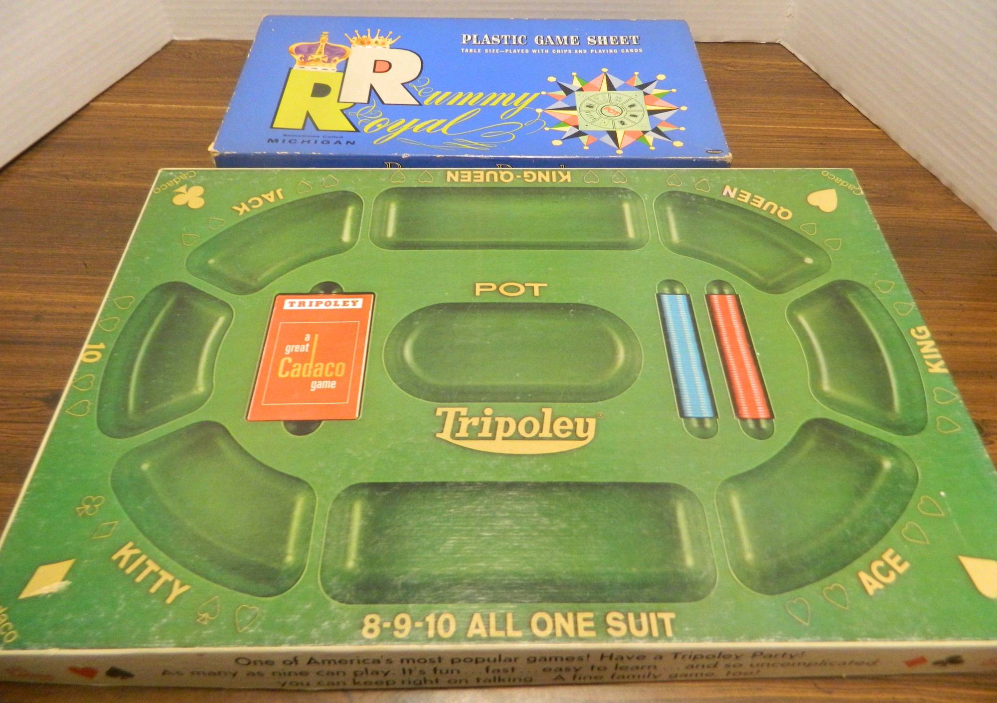 Box for Rummy Royal and Tripoley Box