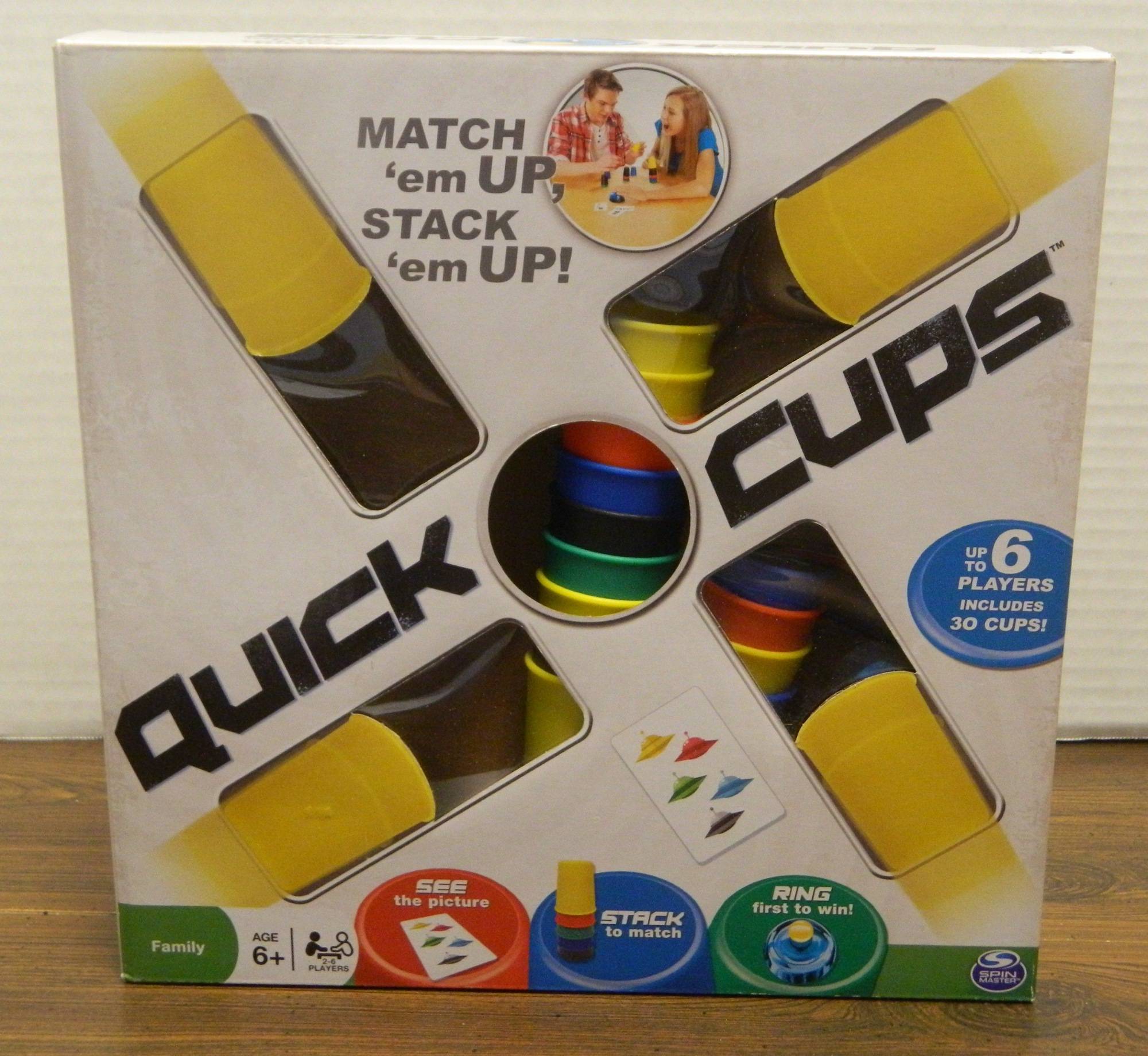 New Game FACTORY SEALED QUICK CUPS IN HAND QUICK CUPS Details about   Spin Master Games 