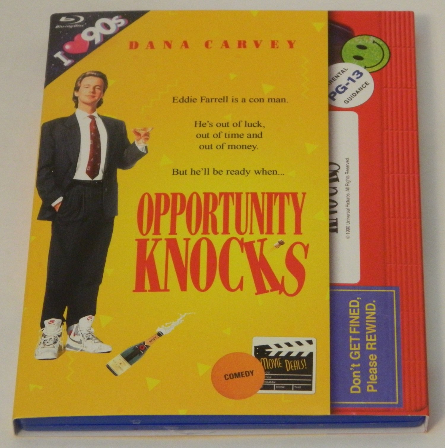 Opportunity Knocks Retro VHS Art Blu-ray