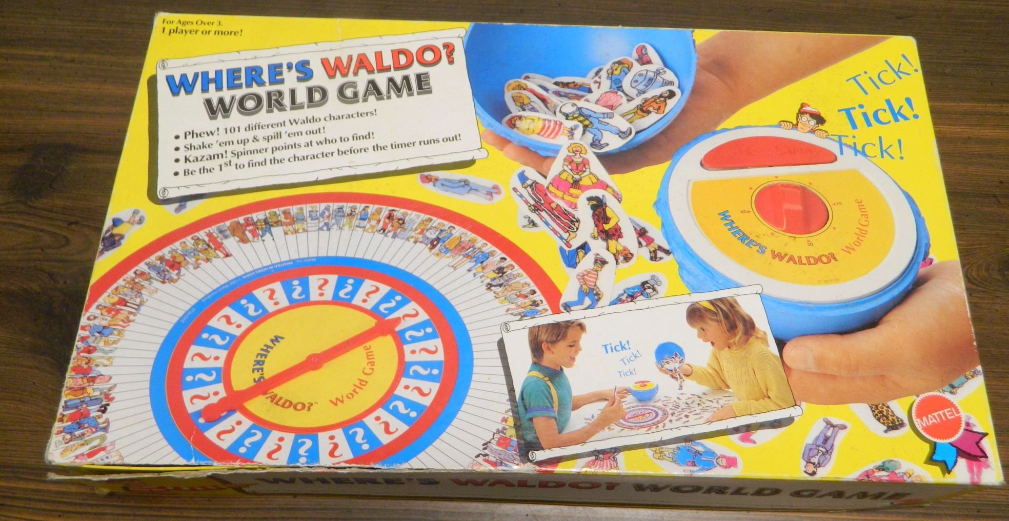 Wheres Waldo World Game Mattel 
