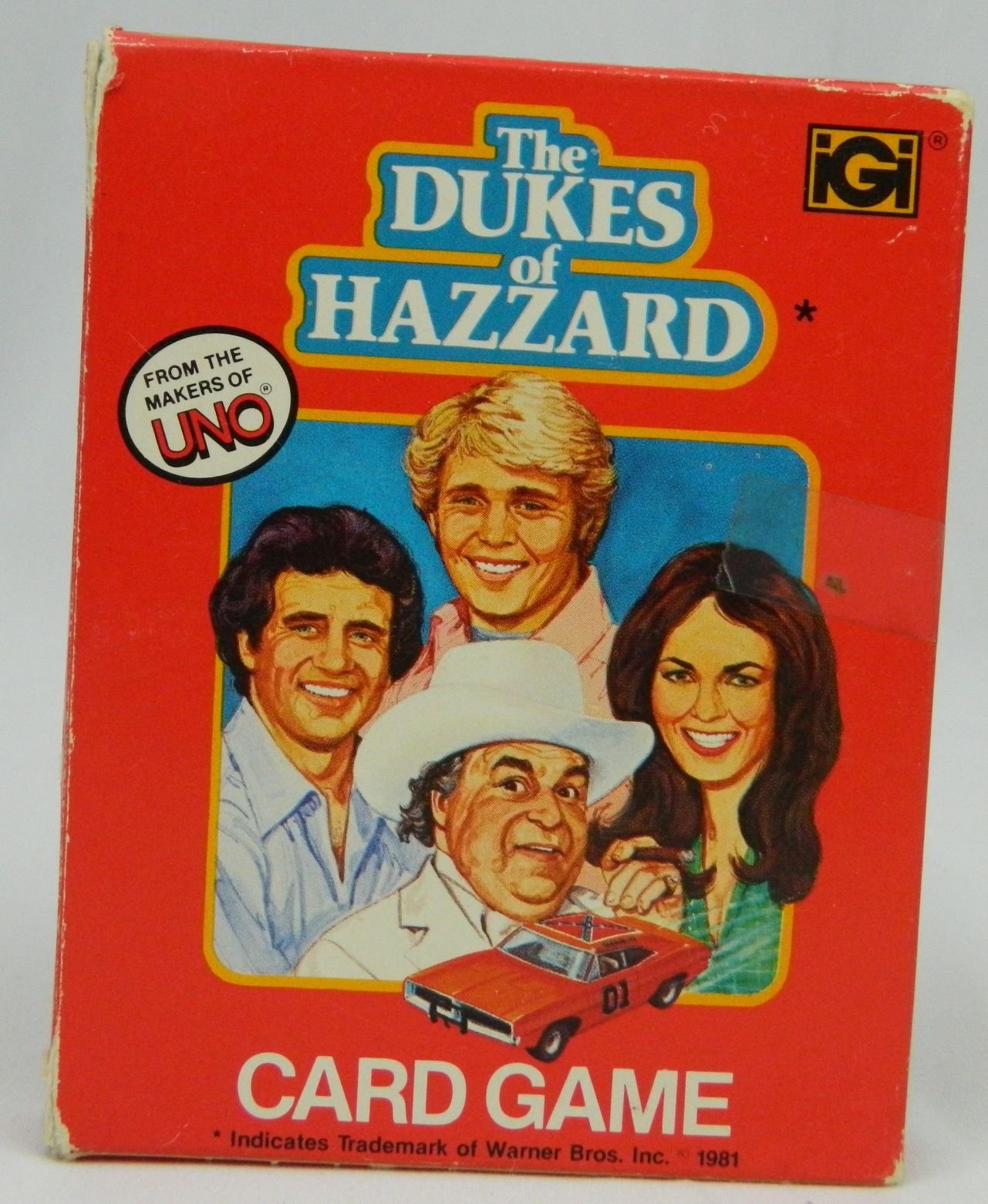 Box for Dukes of Hazzard Card Game