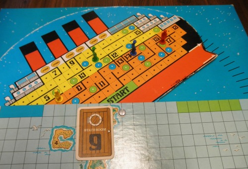 Red Food Replacement Piece for "The Sinking Of The Titanic" Board Game 1976 