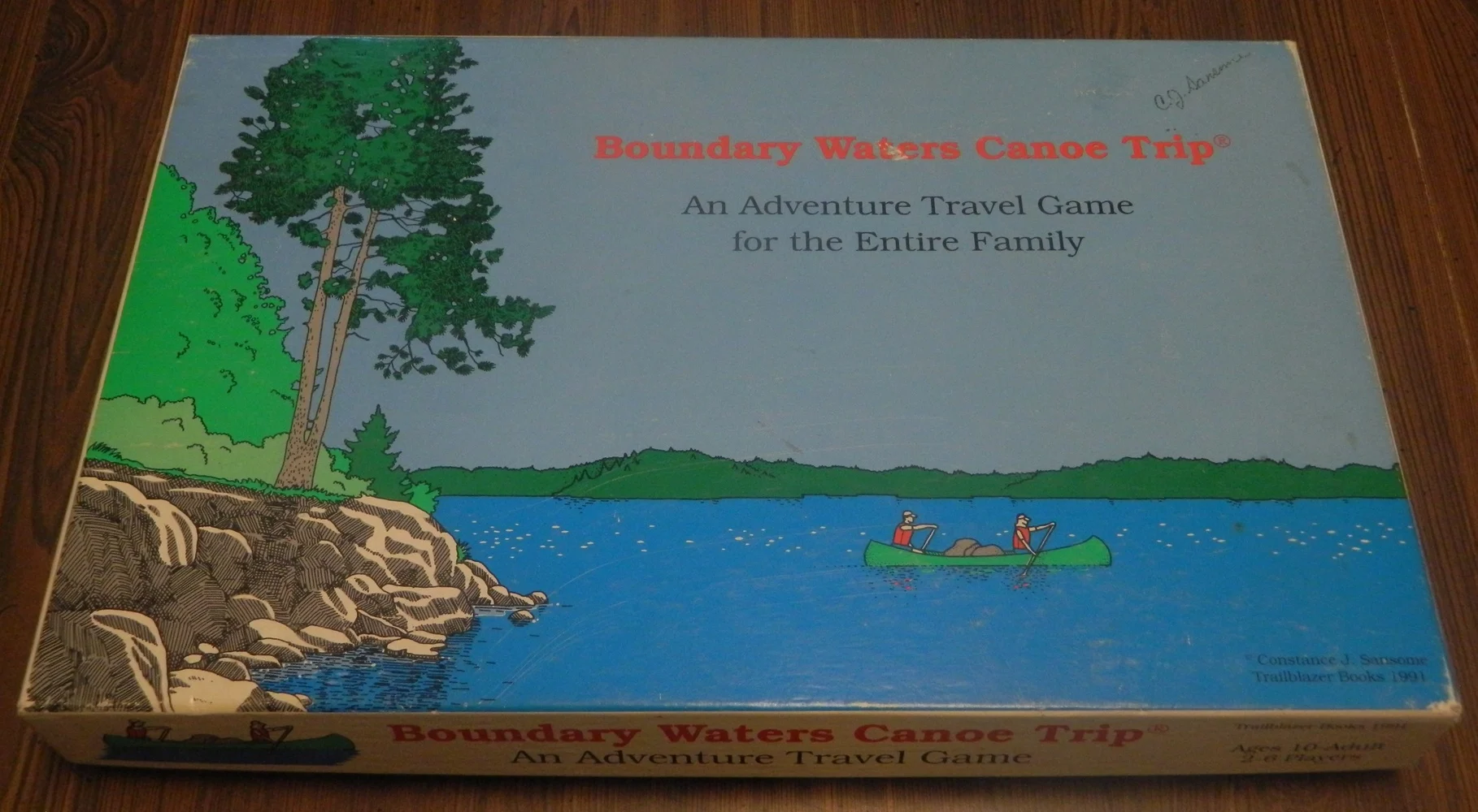 Boundary Waters Canoe Trip Game Box