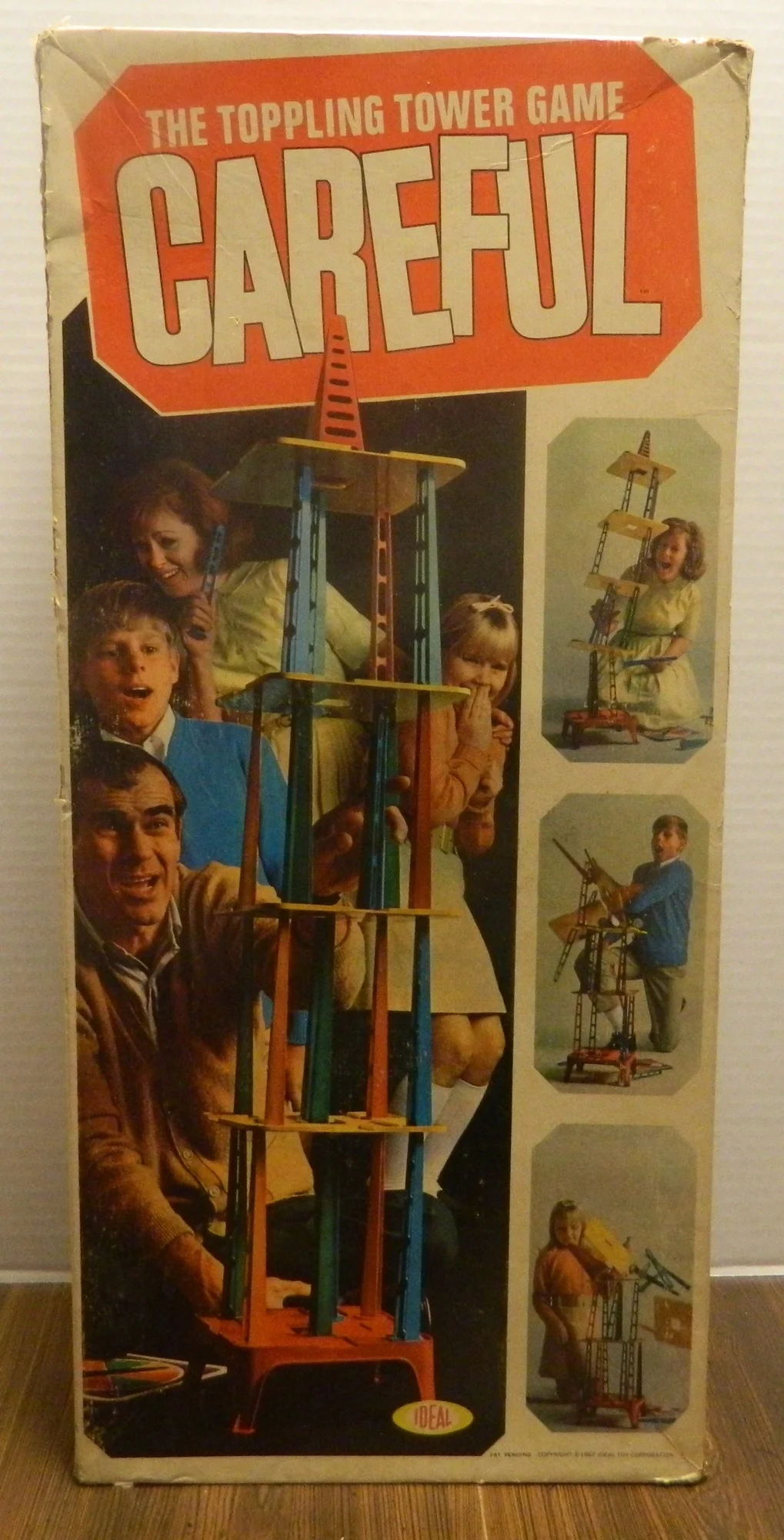 Careful The Toppling Tower Game Box