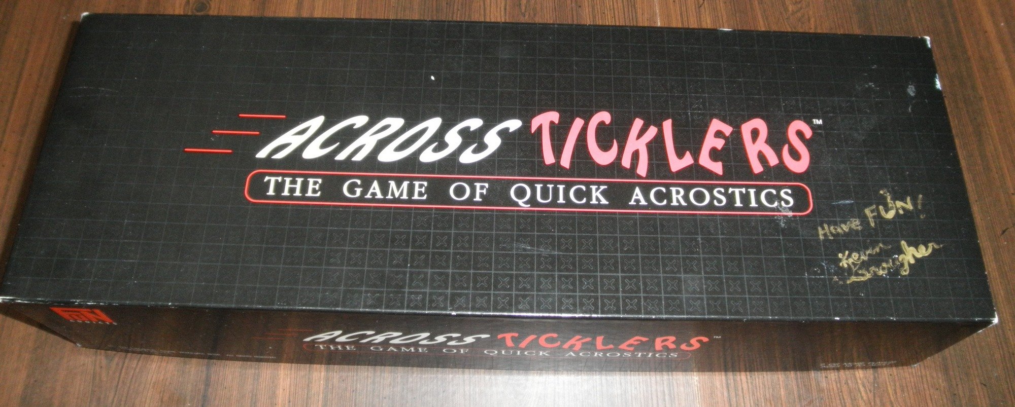 Across Ticklers The Quick Game of Acrostics Board Game Review