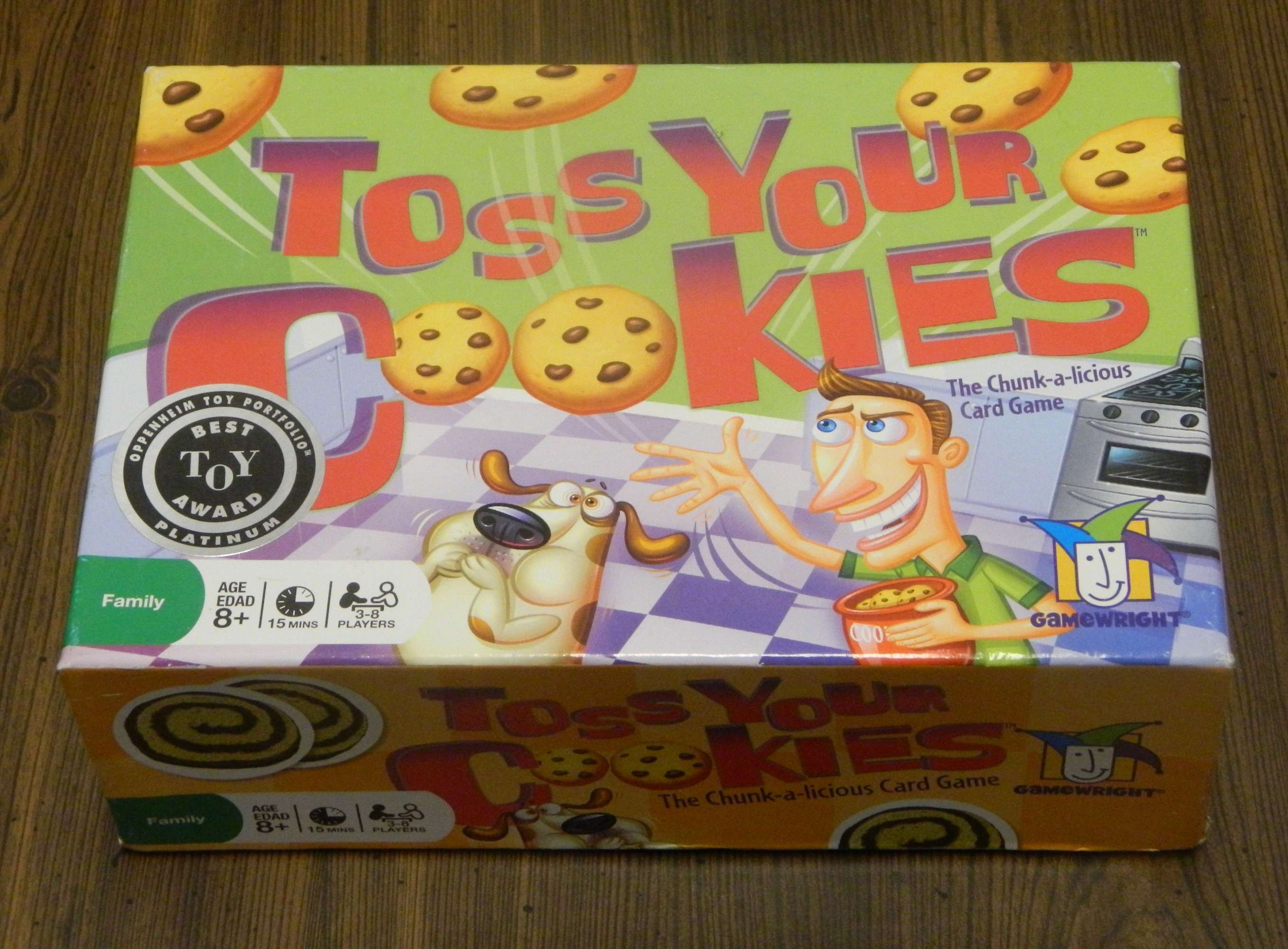 Toss Your Cookies Card Game Box