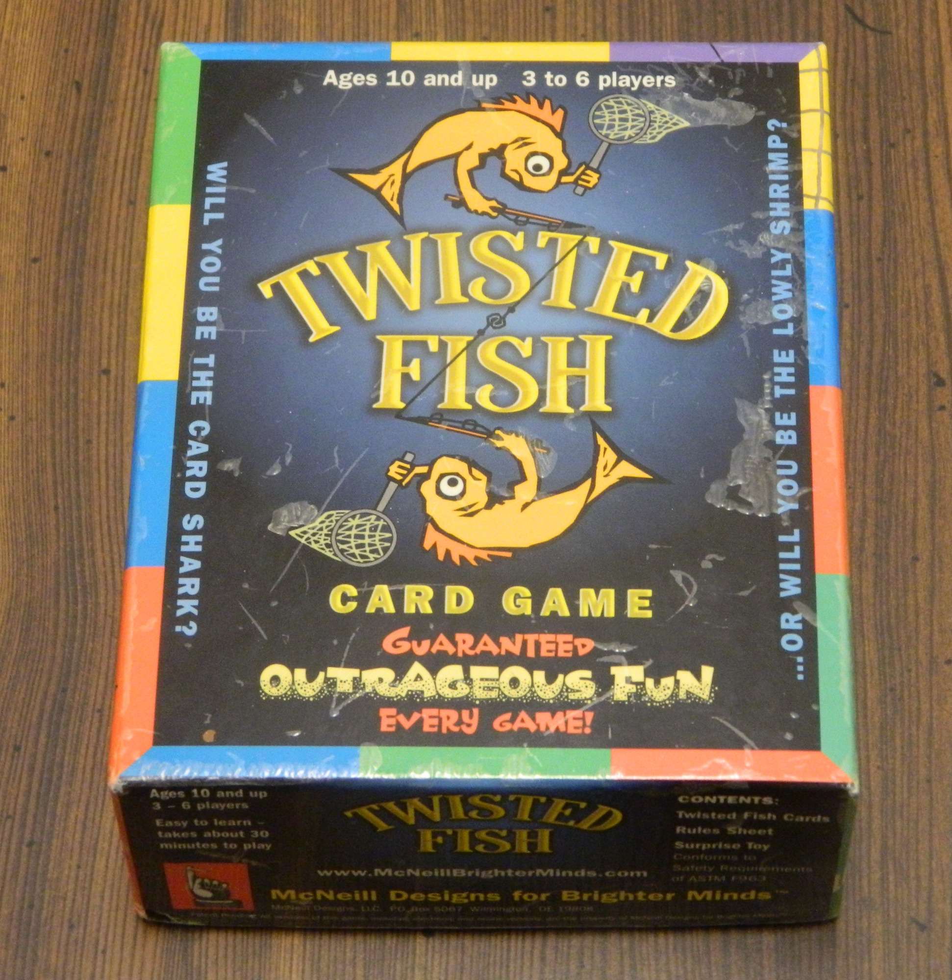 Twisted Fish Card Game Box