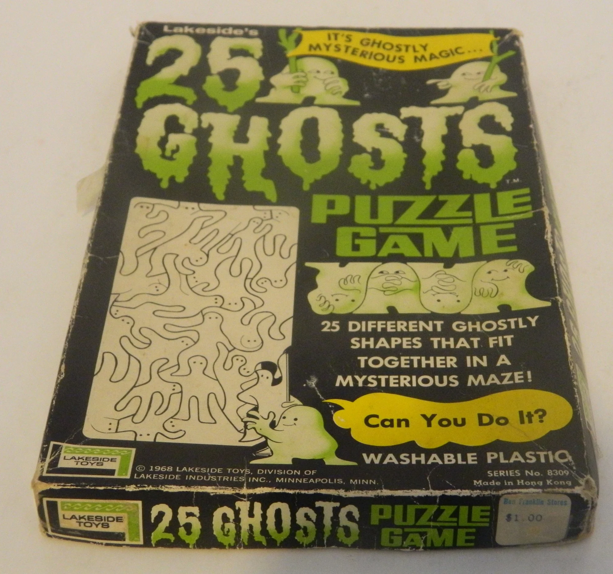 Box for 25 Ghosts Puzzle Game