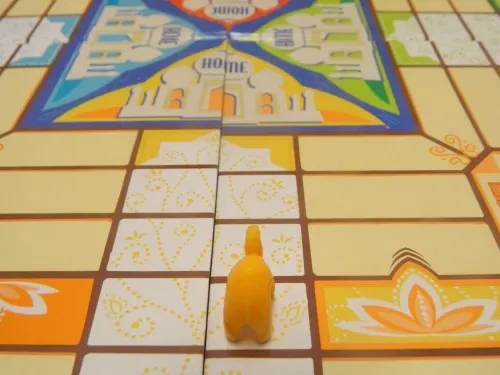 Home zone in Parcheesi