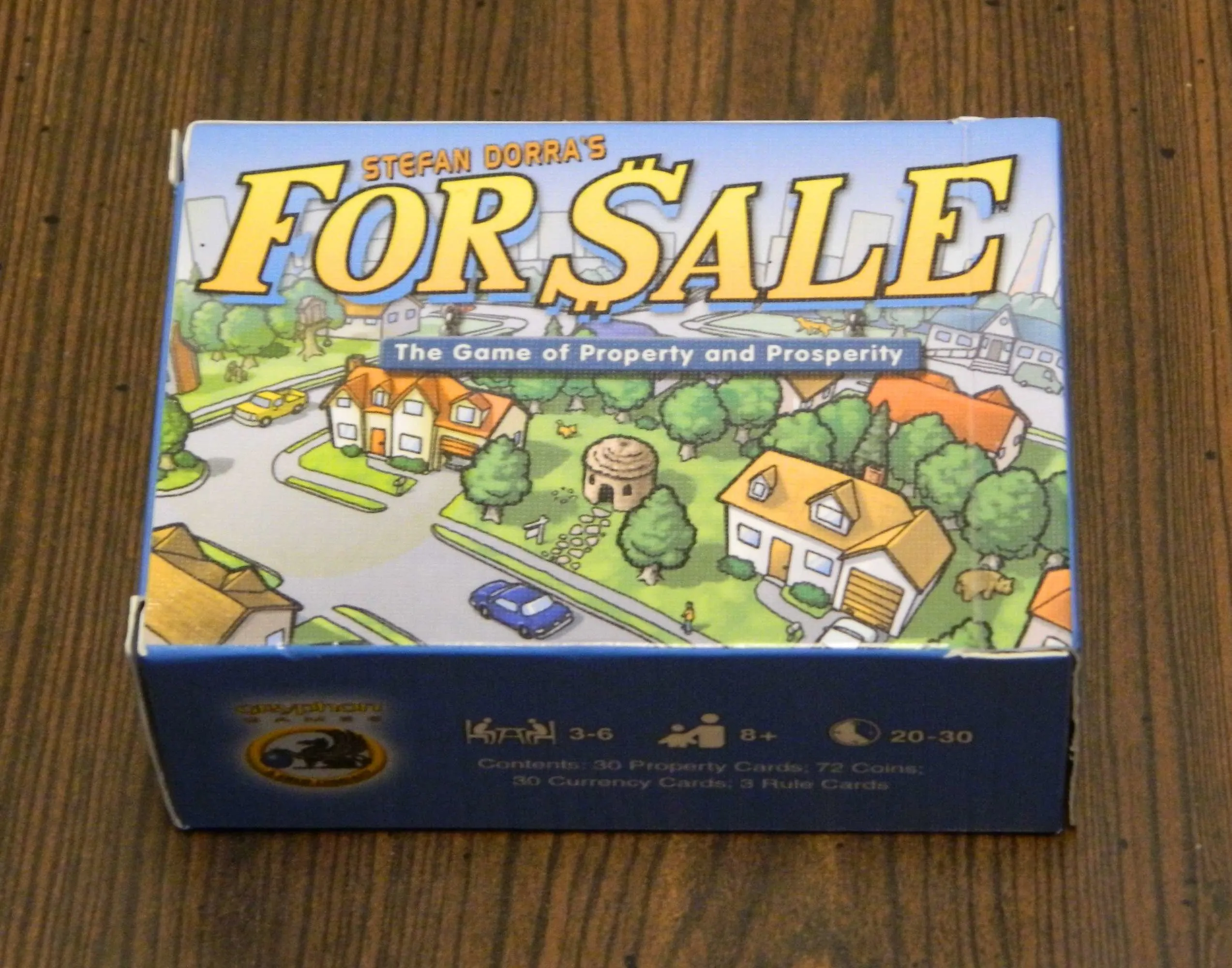 For Sale Card Game Box