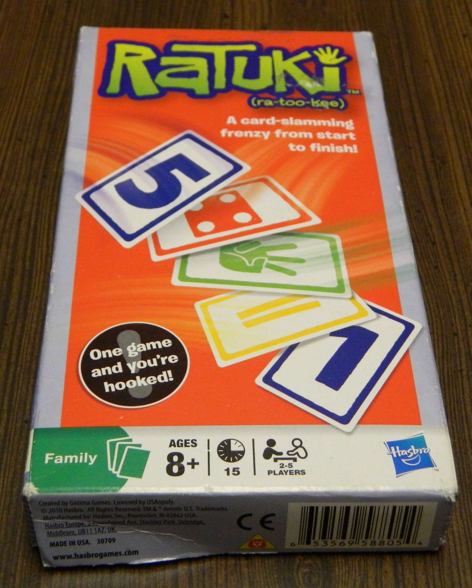 Hasbro Ratuki Card Slamming Game Family 2-5 Players Ages 8 for sale online 