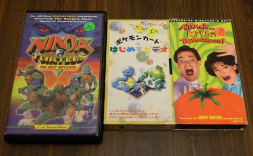 VHS Tapes Thrift Store Haul July 5
