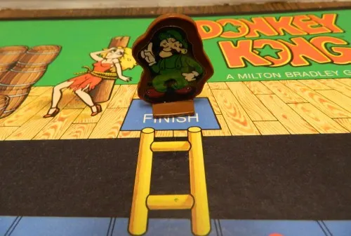 Reaching the Top of Donky Kong game board