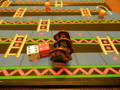 Movement in Donkey Kong board game