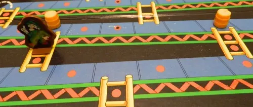 Ladders in Donkey Kong board game