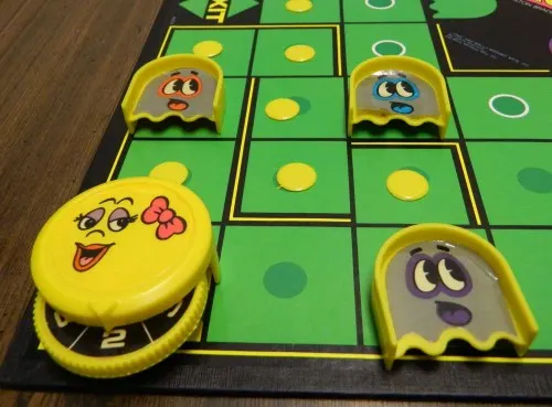 Capturing Ghosts in Ms. Pac-Man Board Game