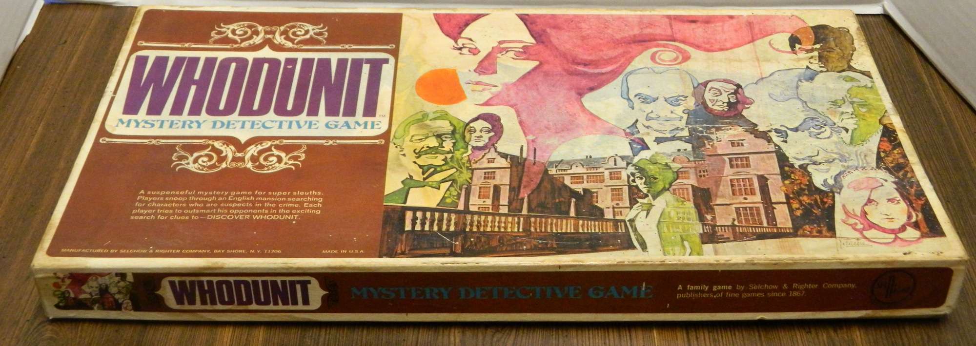 Whodunit Mystery Detective Game (1972) Review and Instructions