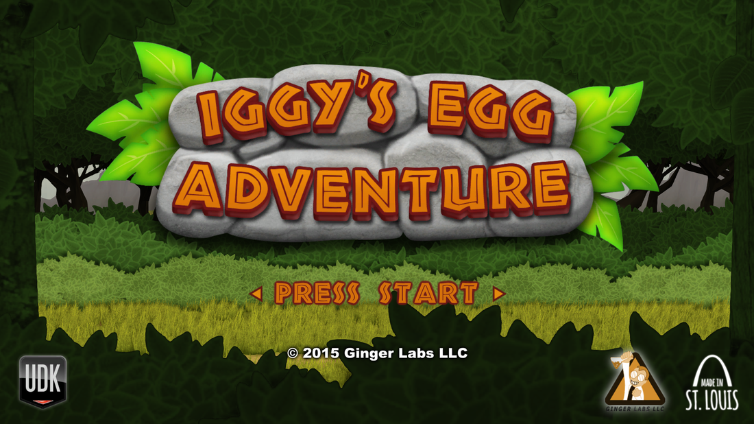 Iggy's Egg Adventure Title Screen