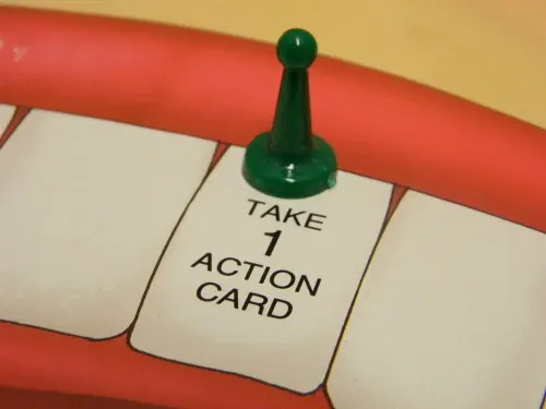 Action card space in Pass the Booger