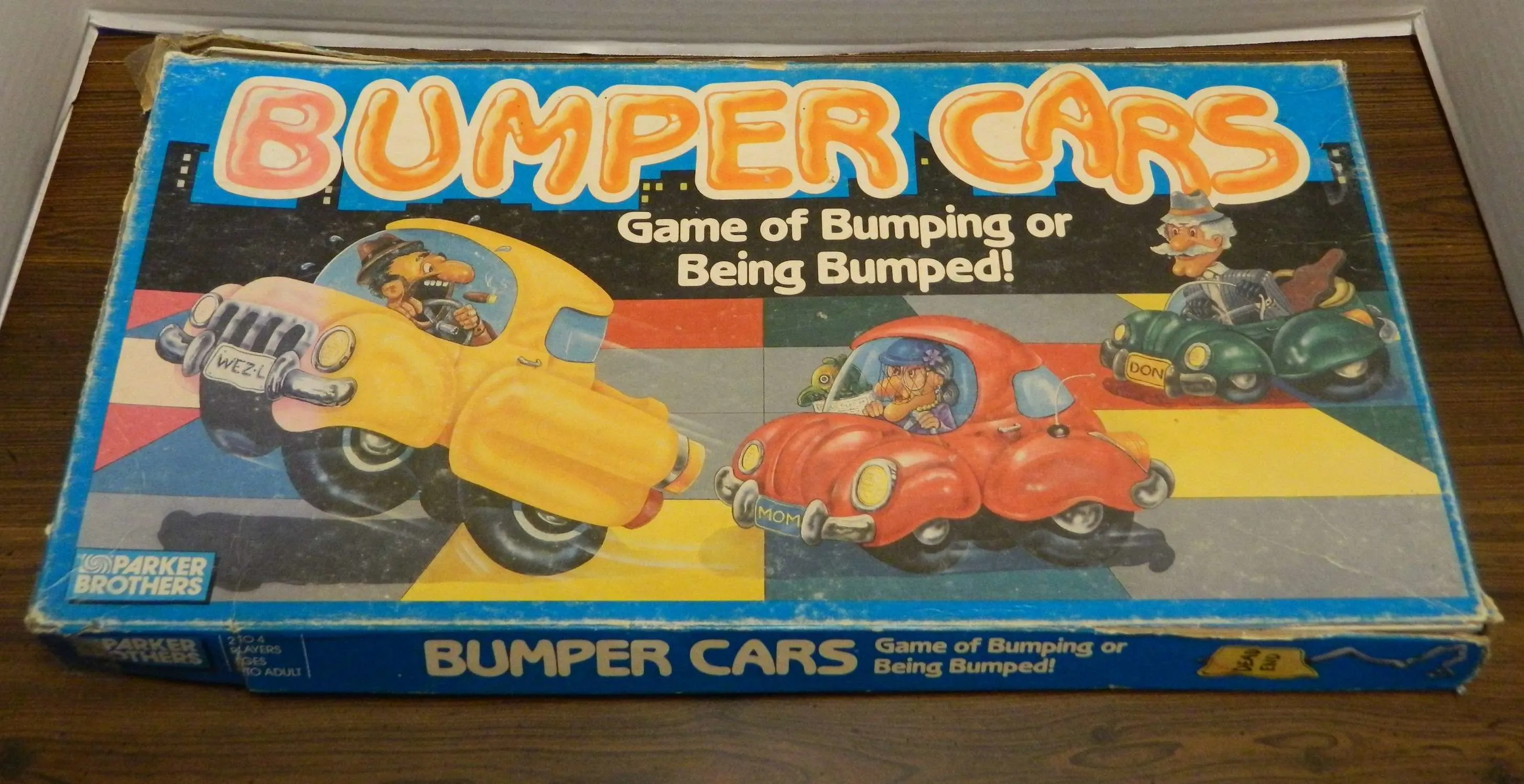 Bumper Cars Board Game Box