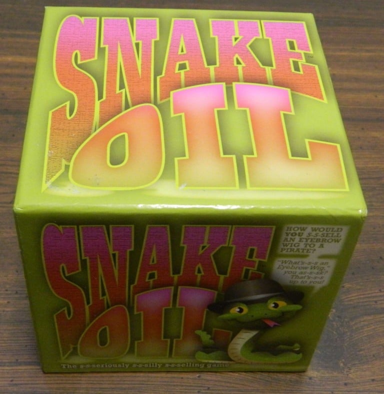 Snake Oil Card Game Review and Rules Geeky Hobbies