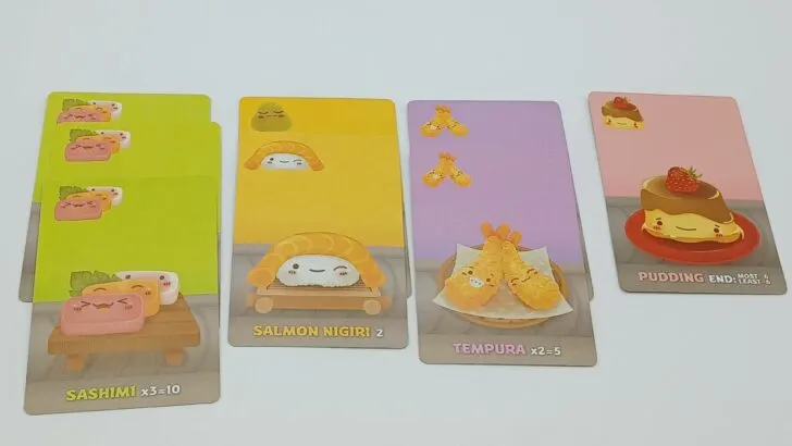 Scoring your cards in Sushi Go!