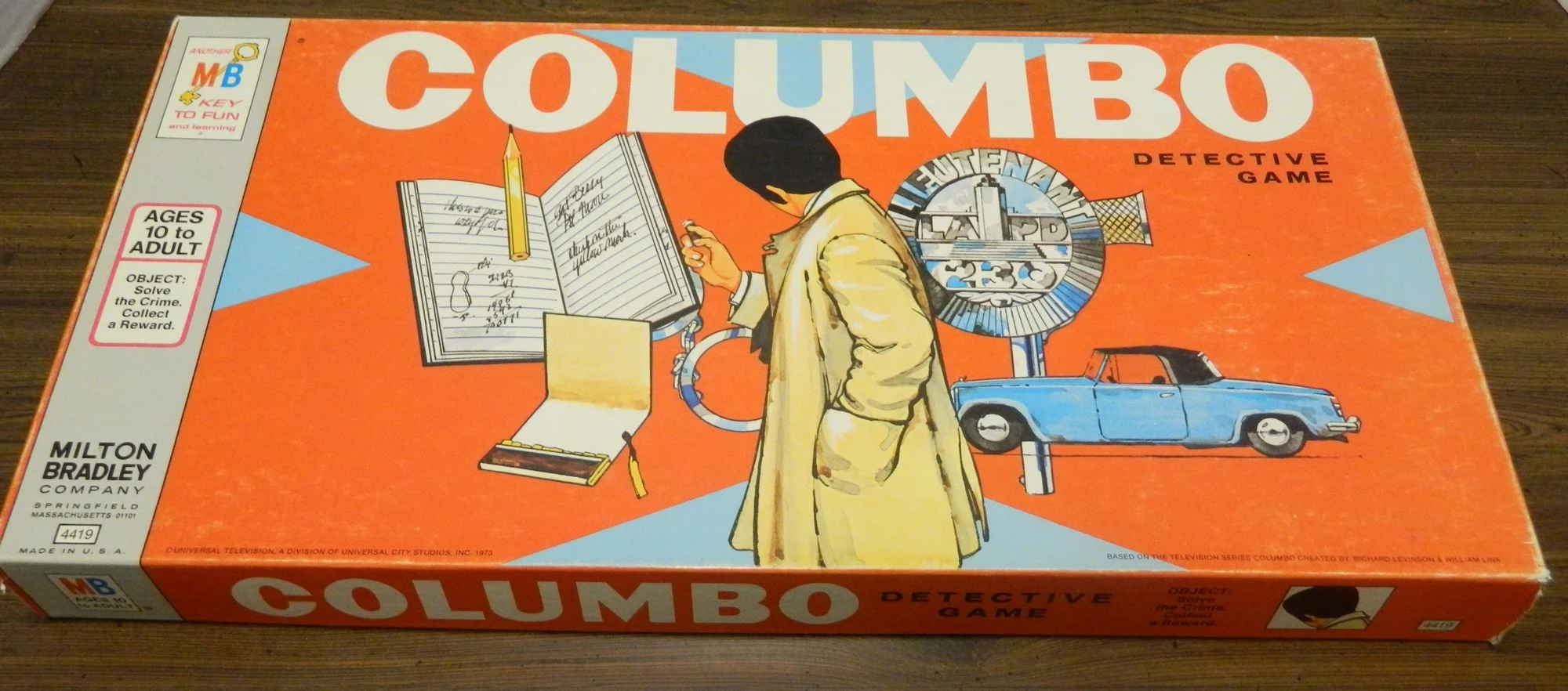Box for Columbo Board Game