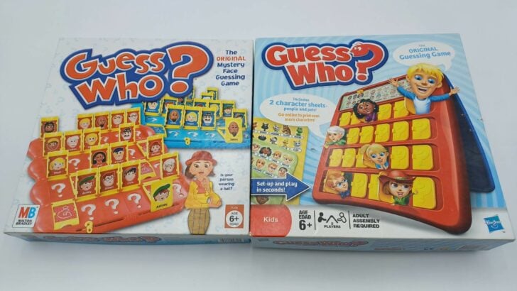 2005 and 2009 versions of Guess Who?