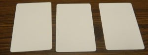 Three Blank Cards in Jomack