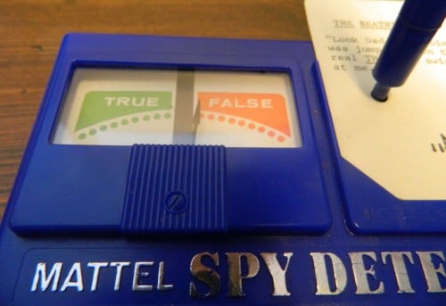 False Testimony in Spy Detector