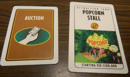 Auctions in Roller Coaster Tycoon Board Game