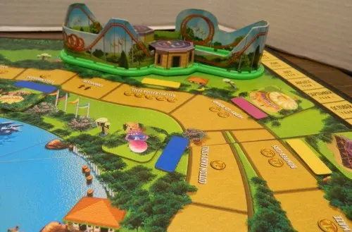 Attractions in Roller Coaster Tycoon Board Game