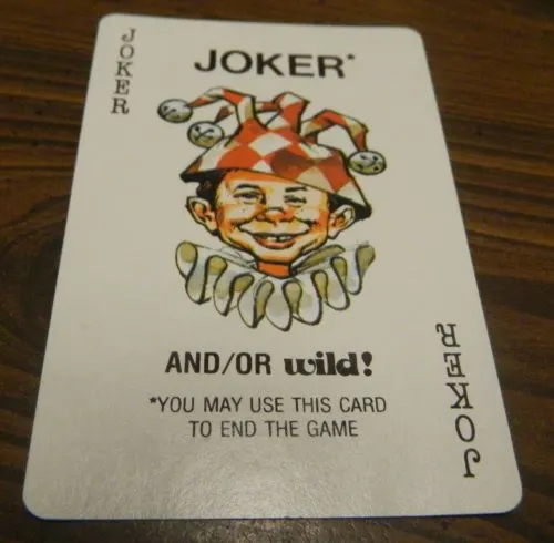 Joker Card in Mad Magazine Card Game