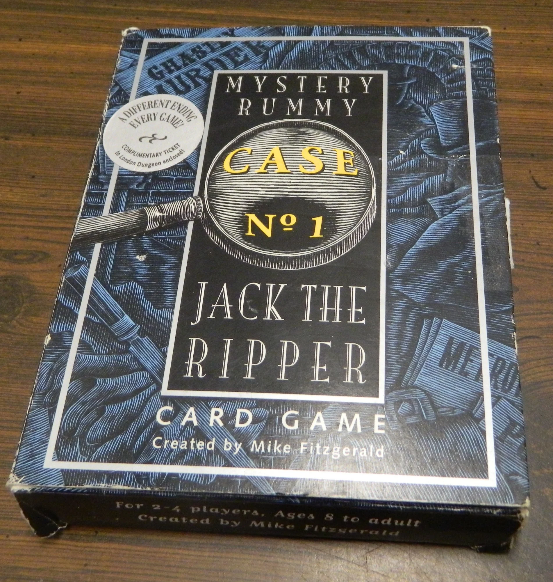 Box for Mystery Rummy Jack the Ripper