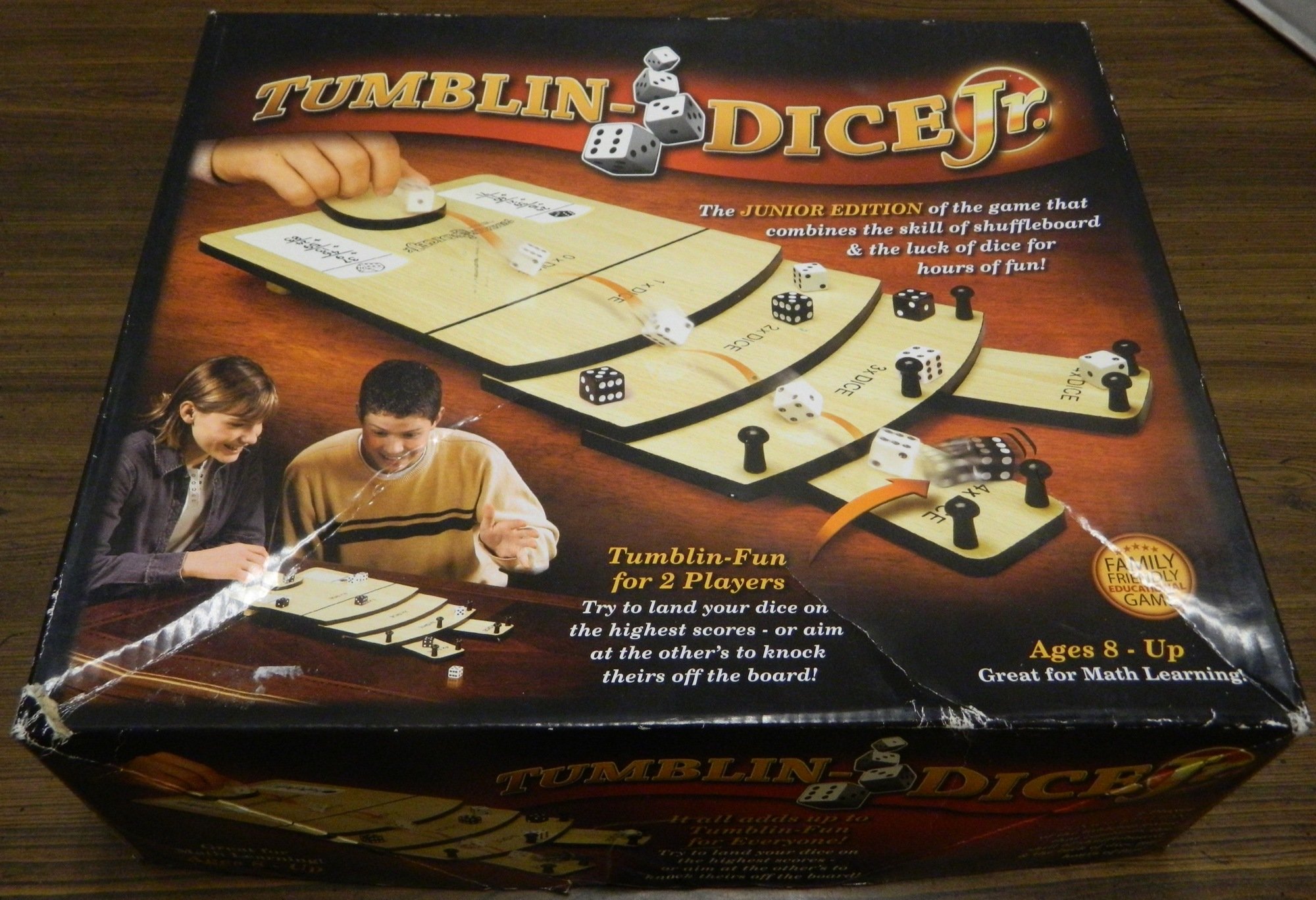 Tumblin-Dice Jr Board Game Review and Rules