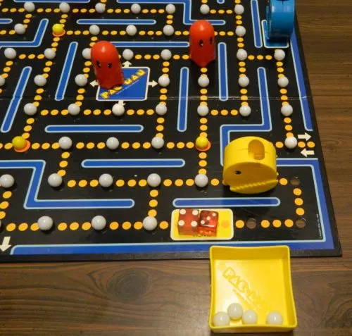Gobbling Marbles in Pac-Man Board Game