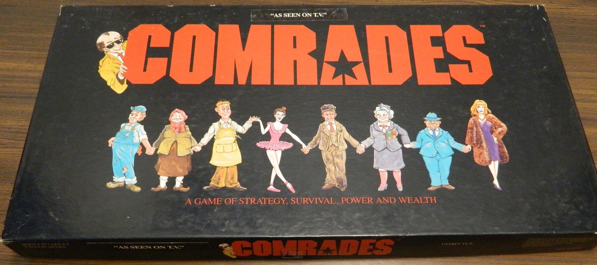 Comrades AKA Police State Board Game Review and Rules